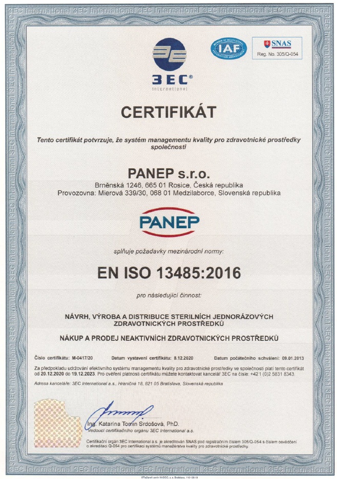 ISO 13485 CZ